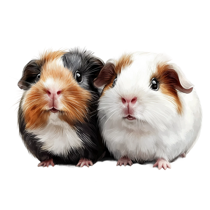 (070-03-1C) Guinea Pig Iron-On Transfer