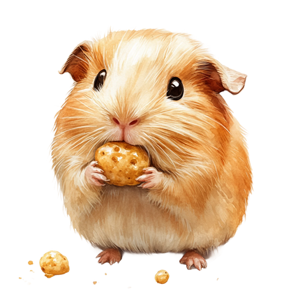 (070-03-1G) Guinea Pig Iron-On Transfer