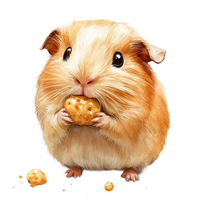 (070-03-1G) Guinea Pig Iron-On Transfer