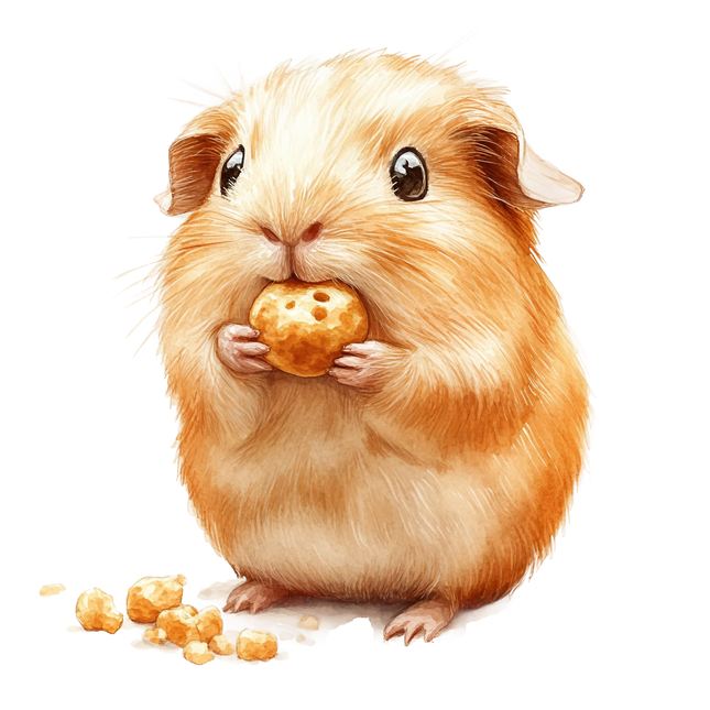 (070-03-1H) Guinea Pig Iron-On Transfer