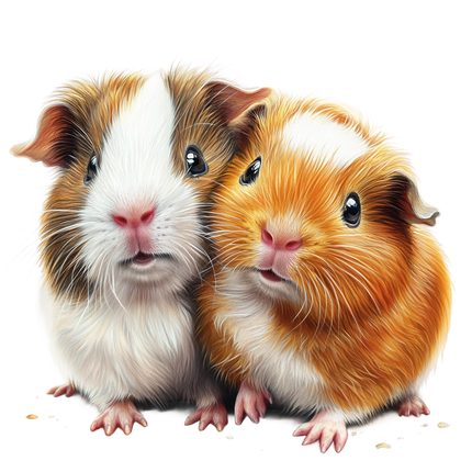 (070-03-1N) Guinea Pig Iron-On Transfer