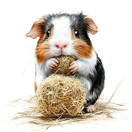 (070-03-1T) Guinea Pig Iron-On Transfer