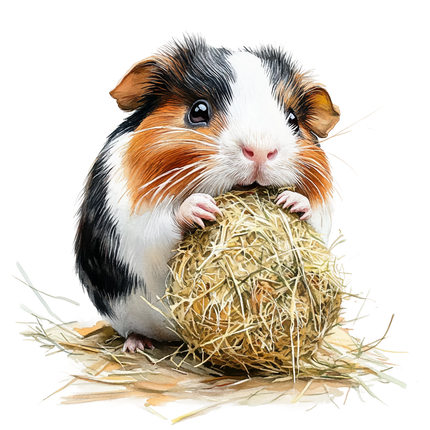 (070-03-1U) Guinea Pig Iron-On Transfer