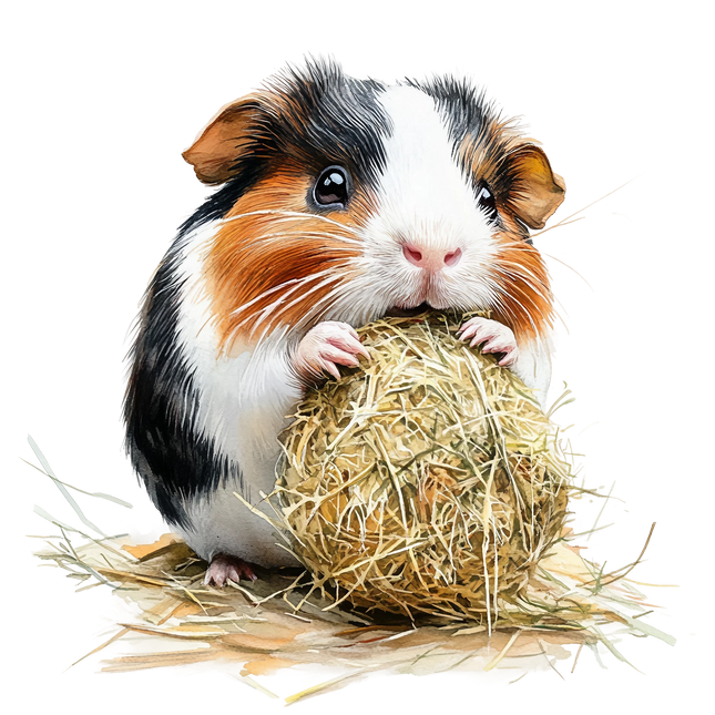 (070-03-1U) Guinea Pig Iron-On Transfer