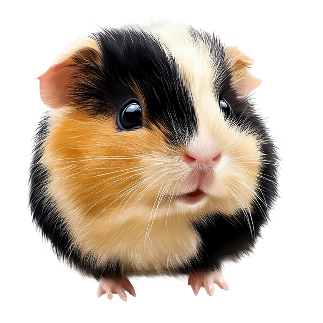 (070-03-1Y) Guinea Pig Iron-On Transfer