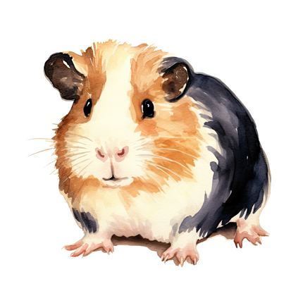 (070-03-2E) Guinea Pig Iron-On Transfer