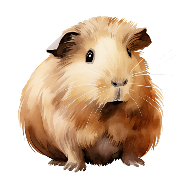 (070-03-2F) Guinea Pig Iron-On Transfer