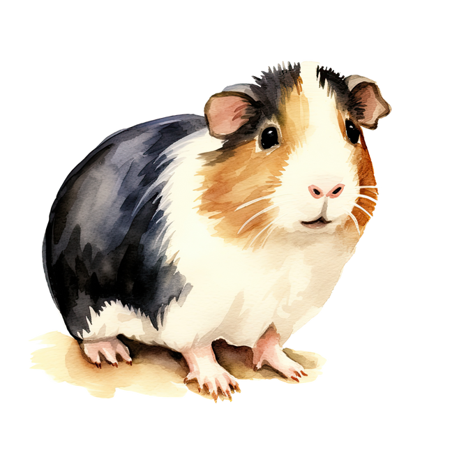 (070-03-2G) Guinea Pig Iron-On Transfer