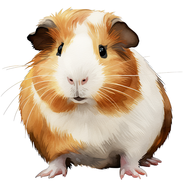 (070-03-2I) Guinea Pig Iron-On Transfer