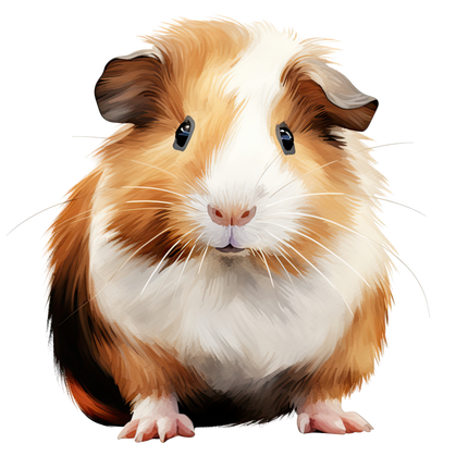 (070-03-2K) Guinea Pig Iron-On Transfer