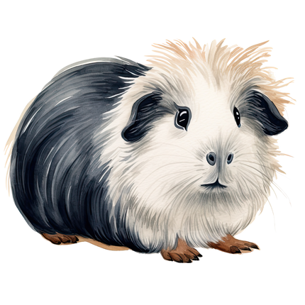 (070-03-2L) Guinea Pig Iron-On Transfer
