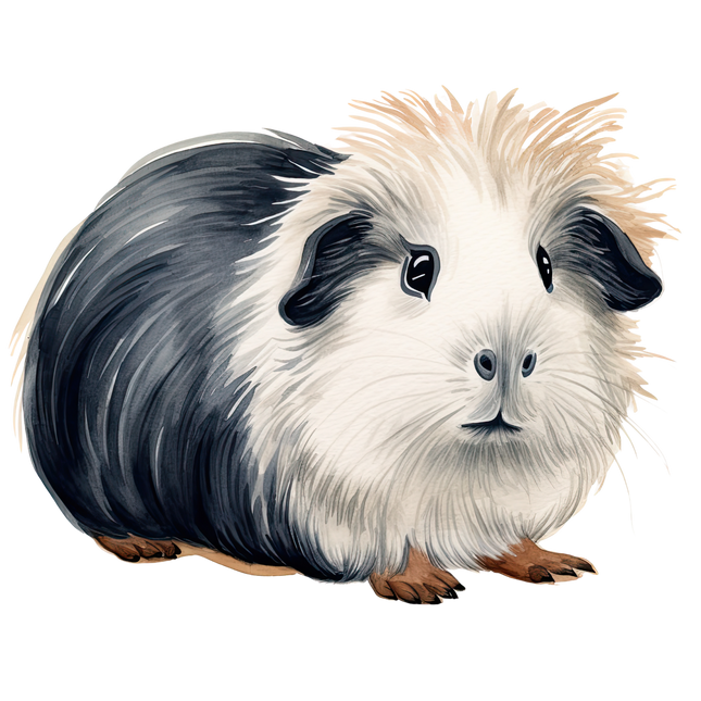 (070-03-2L) Guinea Pig Iron-On Transfer