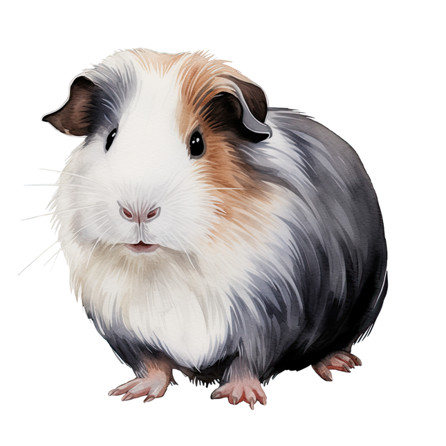 (070-03-2N) Guinea Pig Iron-On Transfer