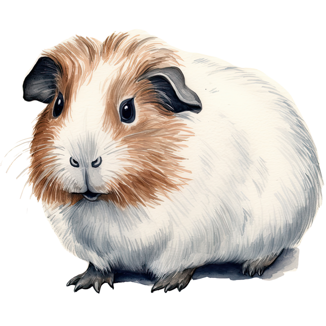 (070-03-2O) Guinea Pig Iron-On Transfer