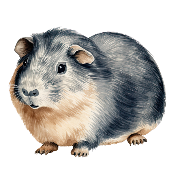 (070-03-2S) Guinea Pig Iron-On Transfer
