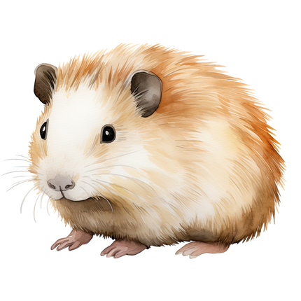 (070-03-2T) Guinea Pig Iron-On Transfer