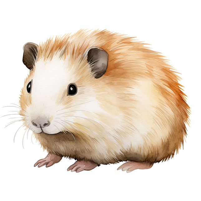 (070-03-2T) Guinea Pig Iron-On Transfer