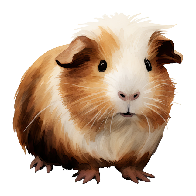 (070-03-2U) Guinea Pig Iron-On Transfer