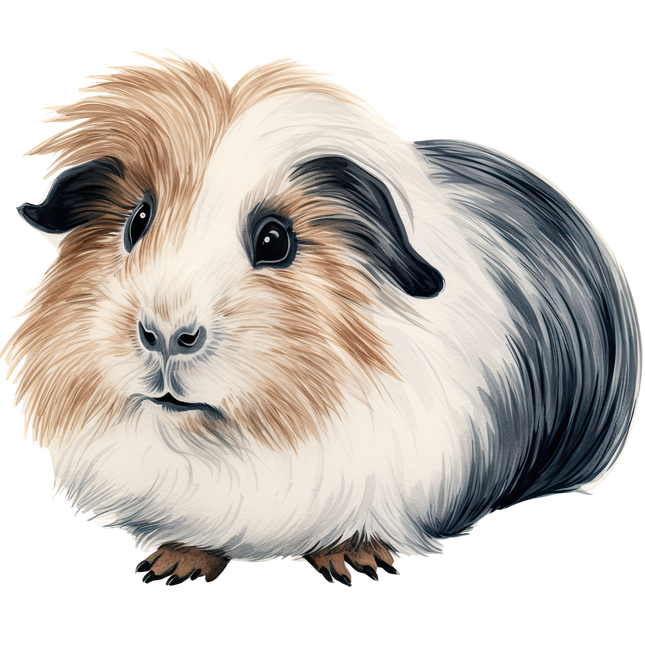 (070-03-2X) Guinea Pig Iron-On Transfer