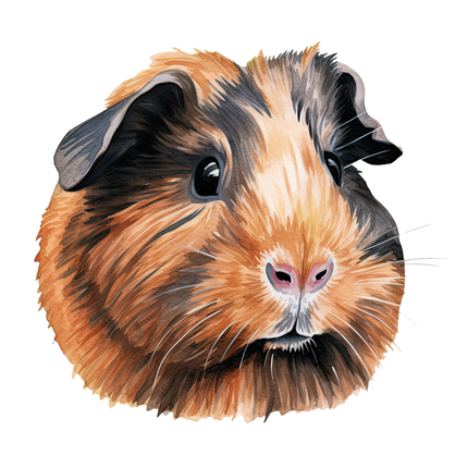 (070-03-2Y) Guinea Pig Iron-On Transfer