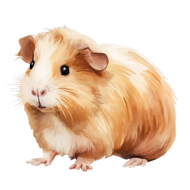 (070-03-2Z) Guinea Pig Iron-On Transfer