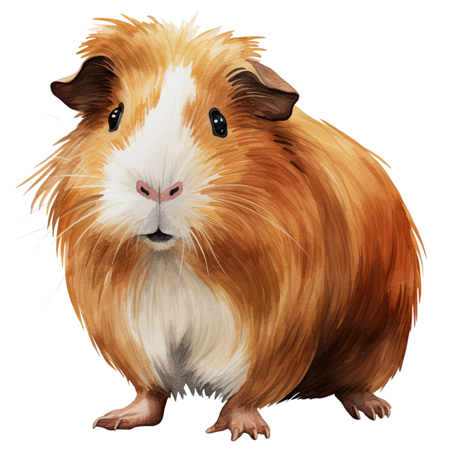 (070-03-3C) Guinea Pig Iron-On Transfer