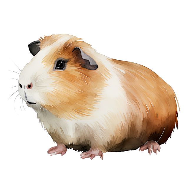 (070-03-3D) Guinea Pig Iron-On Transfer