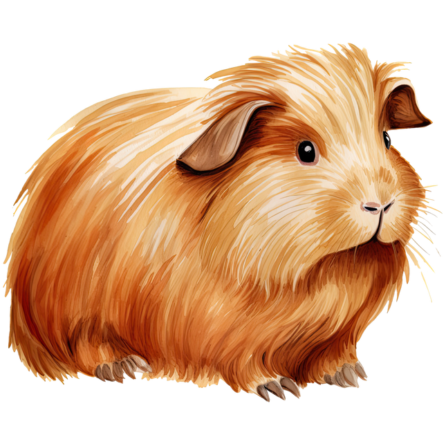 (070-03-3G) Guinea Pig Iron-On Transfer