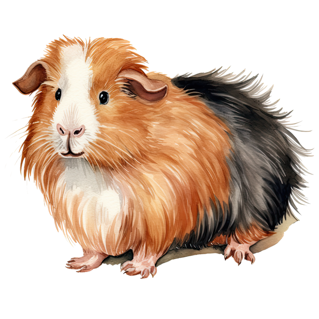 (070-03-3I) Guinea Pig Iron-On Transfer