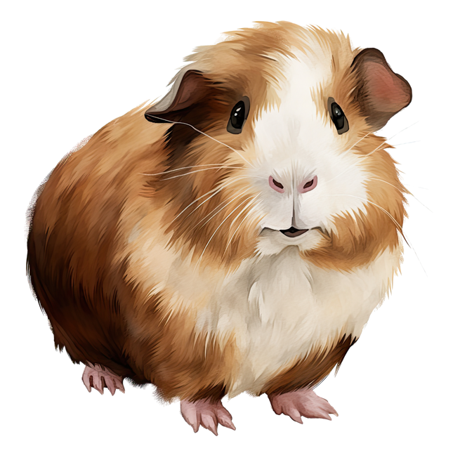 (070-03-3J) Guinea Pig Iron-On Transfer