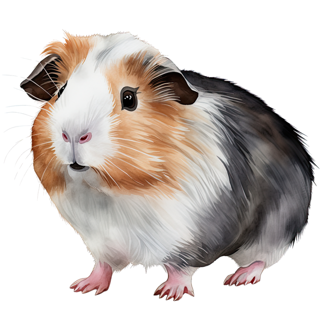 (070-03-3L) Guinea Pig Iron-On Transfer