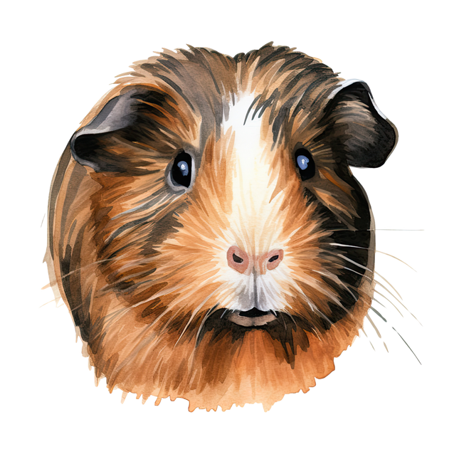 (070-03-3M) Guinea Pig Iron-On Transfer