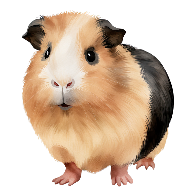 (070-03-3Q) Guinea Pig Iron-On Transfer