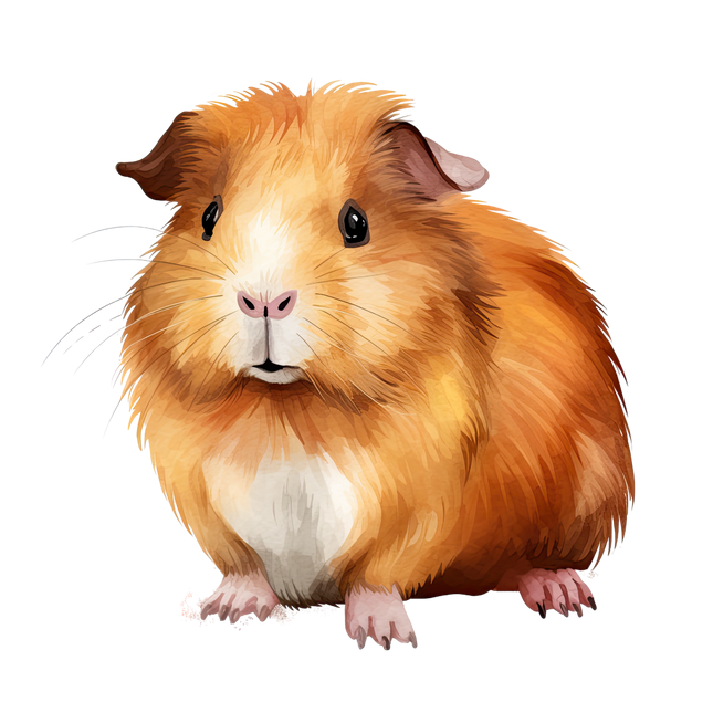 (070-03-3T) Guinea Pig Iron-On Transfer