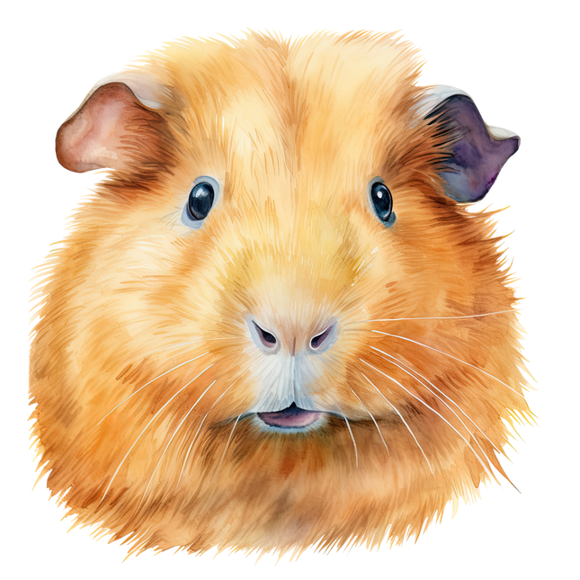(070-03-3U) Guinea Pig Iron-On Transfer