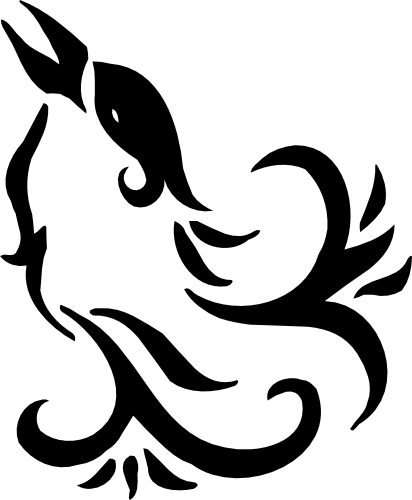 (s074-1-Z) Sparrow Bird Head