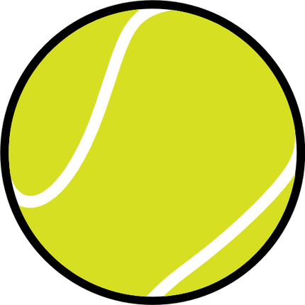 (s076-1) Full Color Tennis Ball