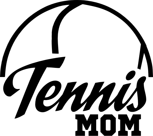 (076-04-1B) Tennis Mom Iron-On Transfer