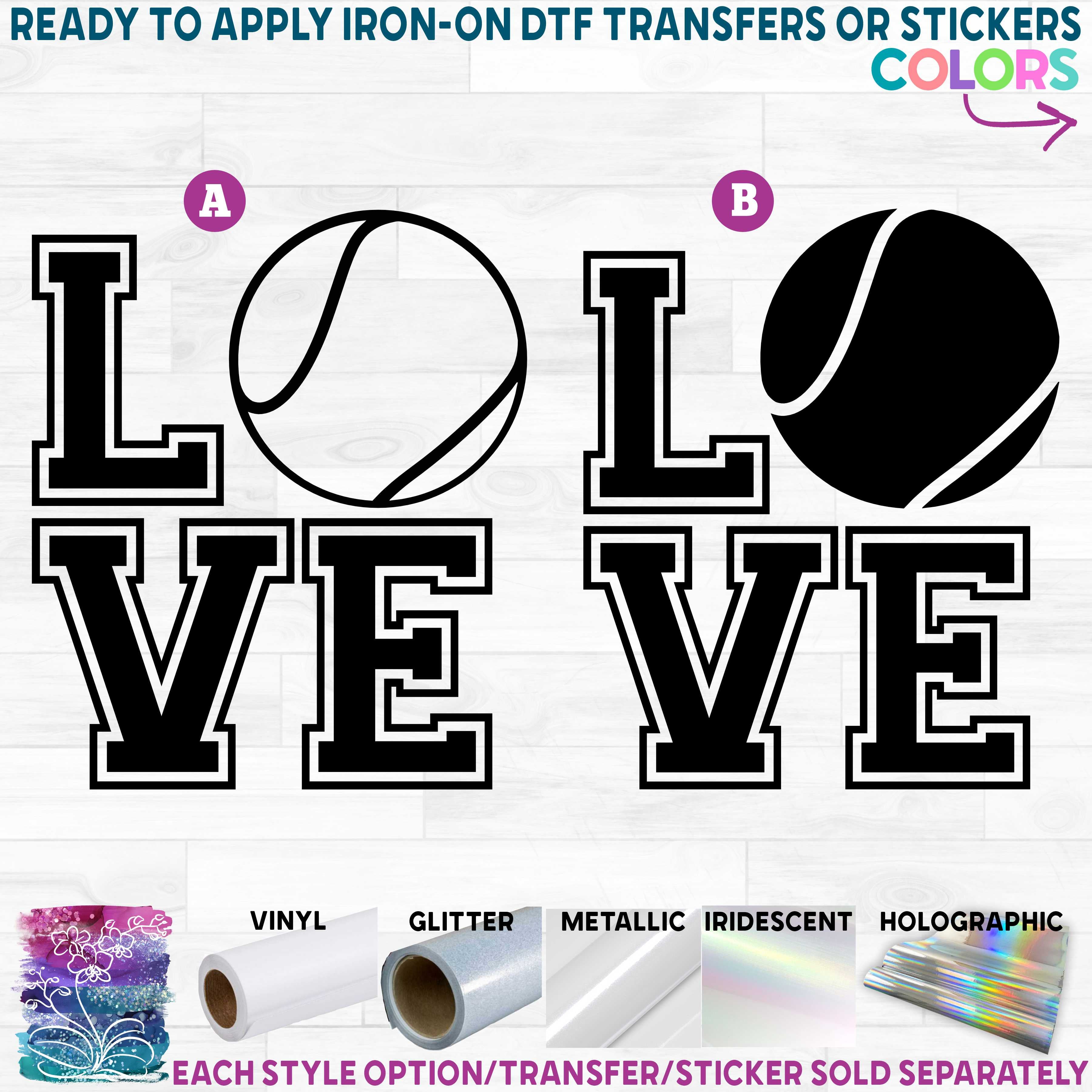 (s076-9) Stacked LOVE Tennis