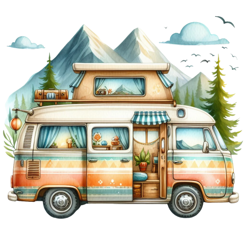 (077-02-1R) Camper Van