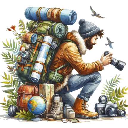 (077-02-2S) Hiker