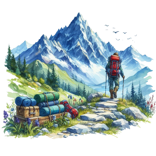 (077-02-3G) Hiking Landscape