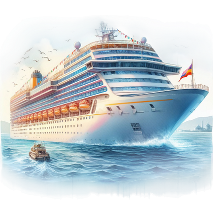 (077-02-1H) Cruise Ship