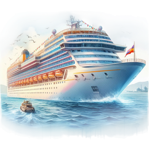 (077-2-1H) Cruise Ship