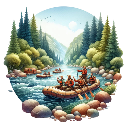 (077-02-3I) Rafting Landscape