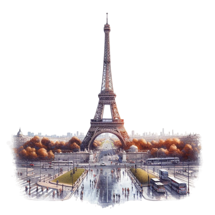 (077-02-3V) Eiffel Tower