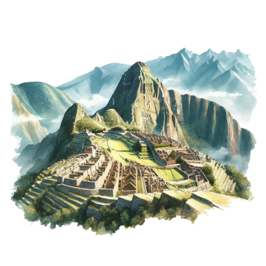 (077-02-3X) Machu Pichu Travel Landscape