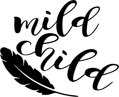 (s079-A) Wild Child, Mild Child Feather