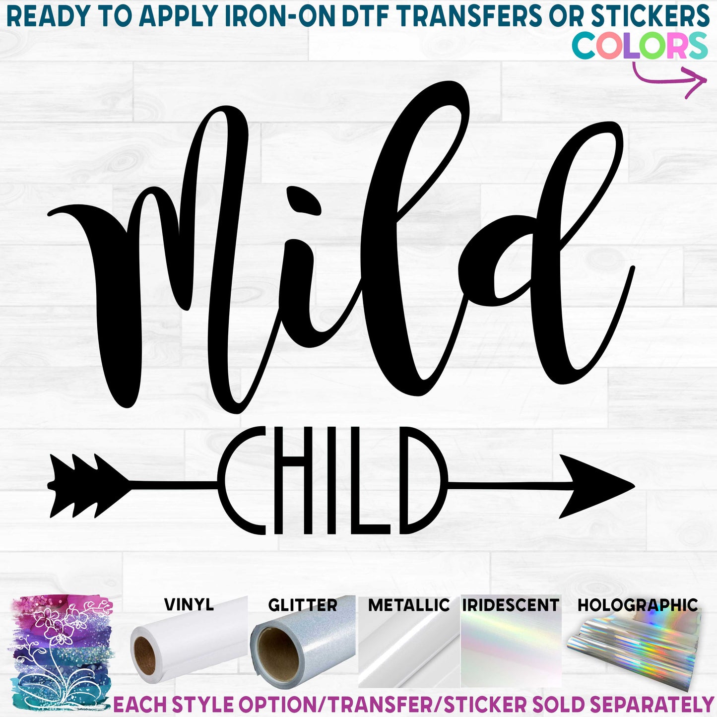 (s079-D) Wild Child, Mild Child Arrow