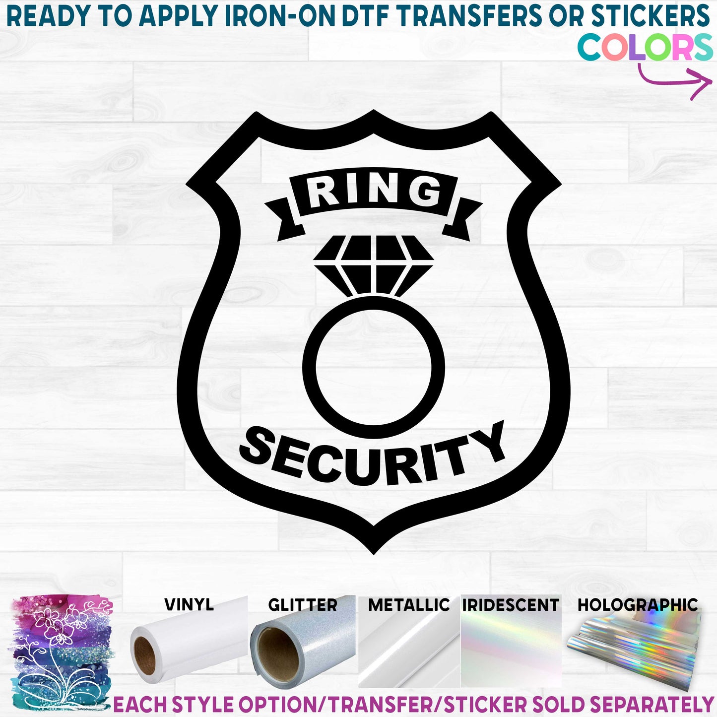 (s081-01-4) Ring Security Badge